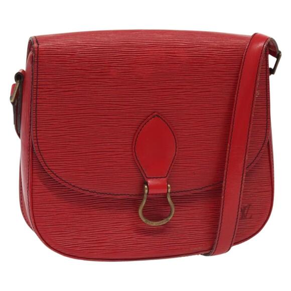 LOUIS VUITTON Epi Saint Cloud GM Shoulder Bag Red M52197 - Picture 1 of 16